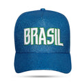 Boné Snapback Azul Shine BRASIL 🇧🇷