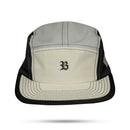 Boné Five Panel Snapback Cinza Dragon Bege