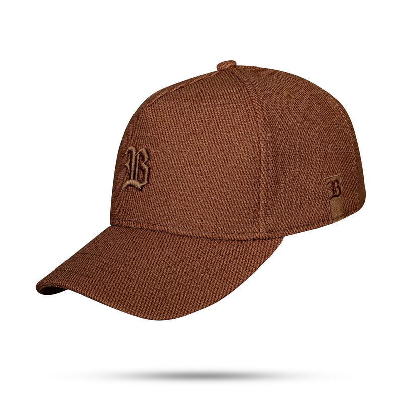Boné Snapback Linho Marrom Chocolate Exclusive