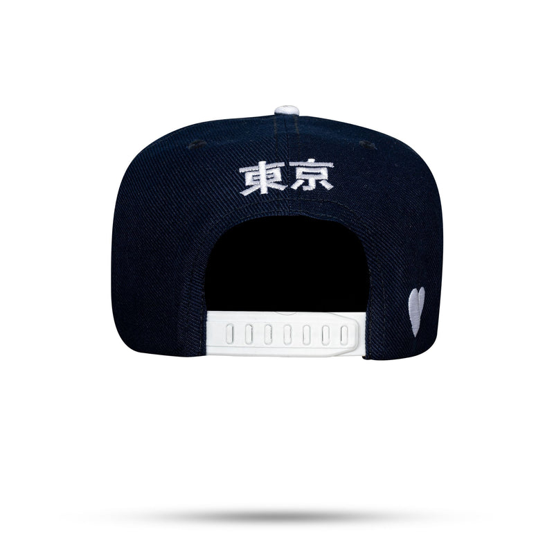 Boné Snapback ILMC N25 Azul Marinho Aba Reta