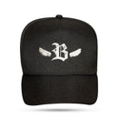 Boné Snapback New Wings Black Metal Chrome