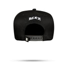 Boné Snapback Preto Aba Couro Black