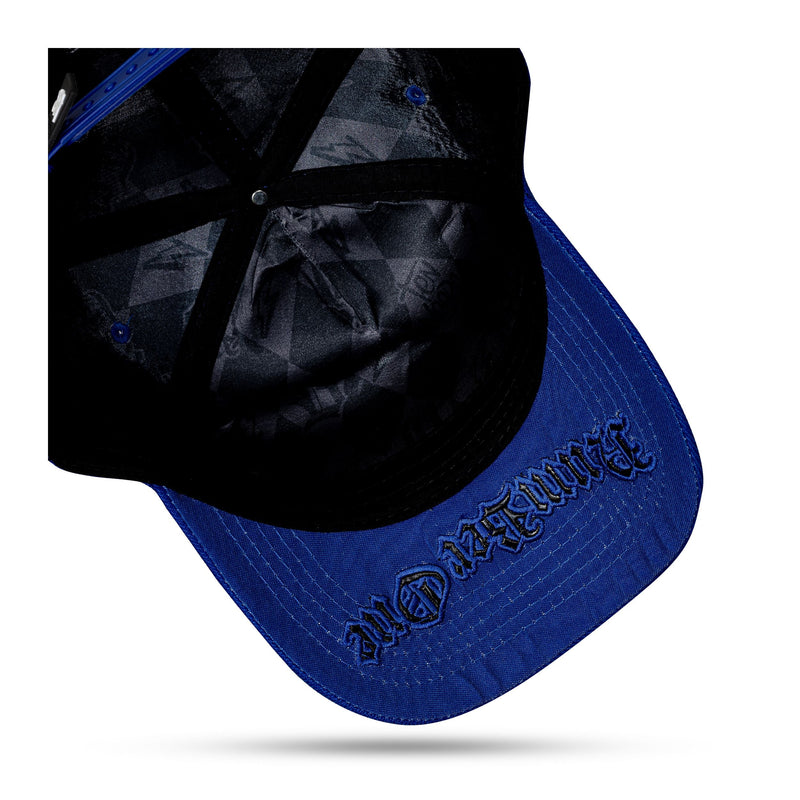 Boné Snapback Azul Royal Verniz Number One