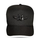 Boné Snapback New Wings All Black Metal