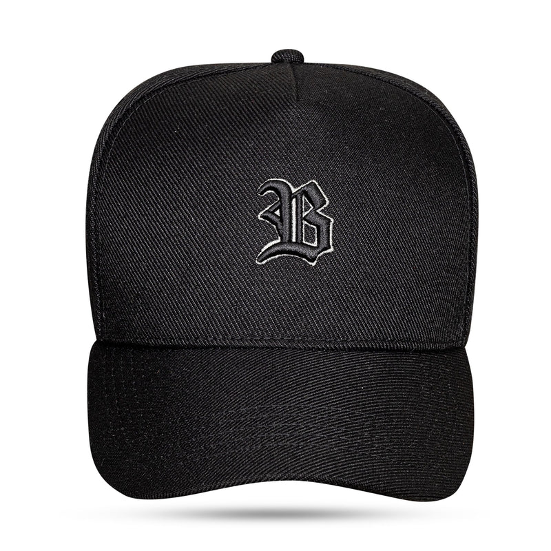 Boné Snapback Basic Contorno Cinza