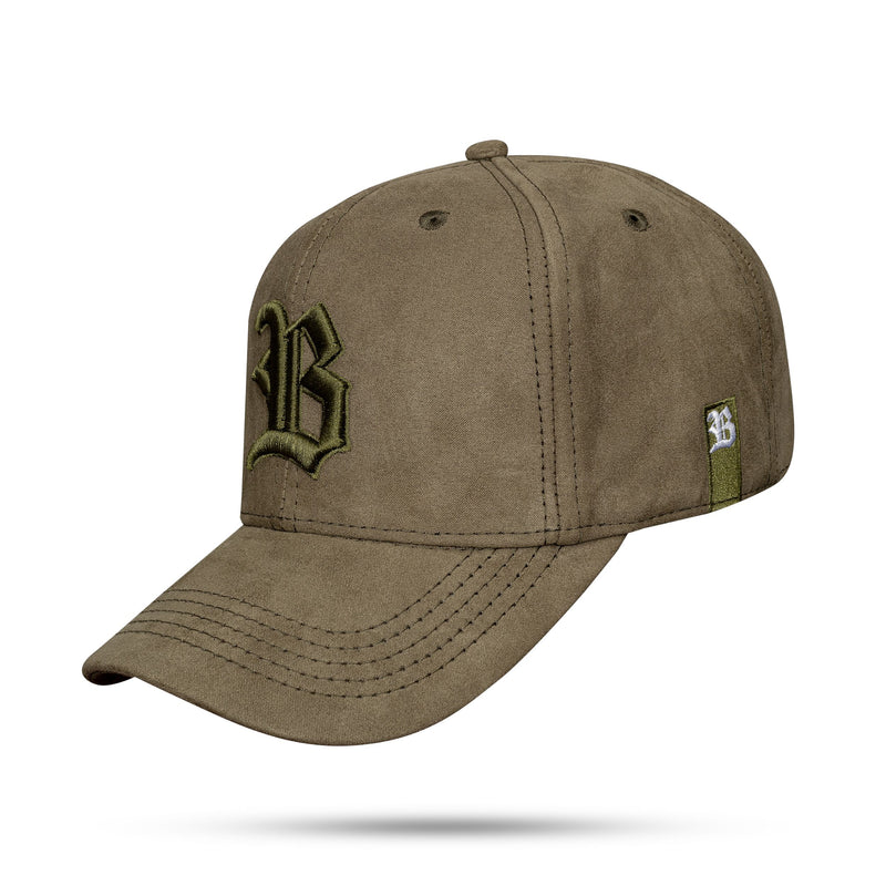 Boné Snapback Suede Verde Militar 2.0