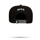 Boné Snapback Suede Preto Follow Zig Zag