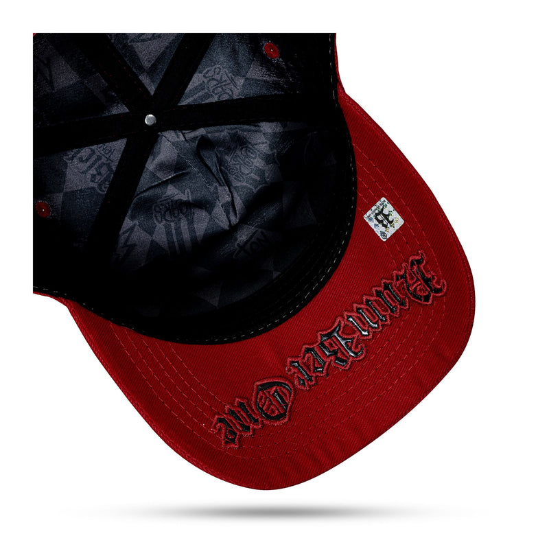 Boné Snapback Vermelho Verniz Number One