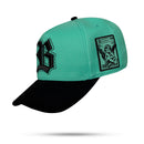 Boné Snapback Verde Água Angels