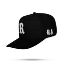 Boné Snapback Preto R Ryuki Aba Reta
