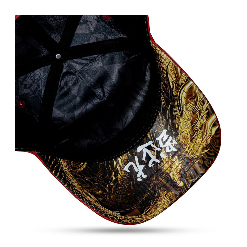 Boné Snapback Suede Vermelho Dang Logo