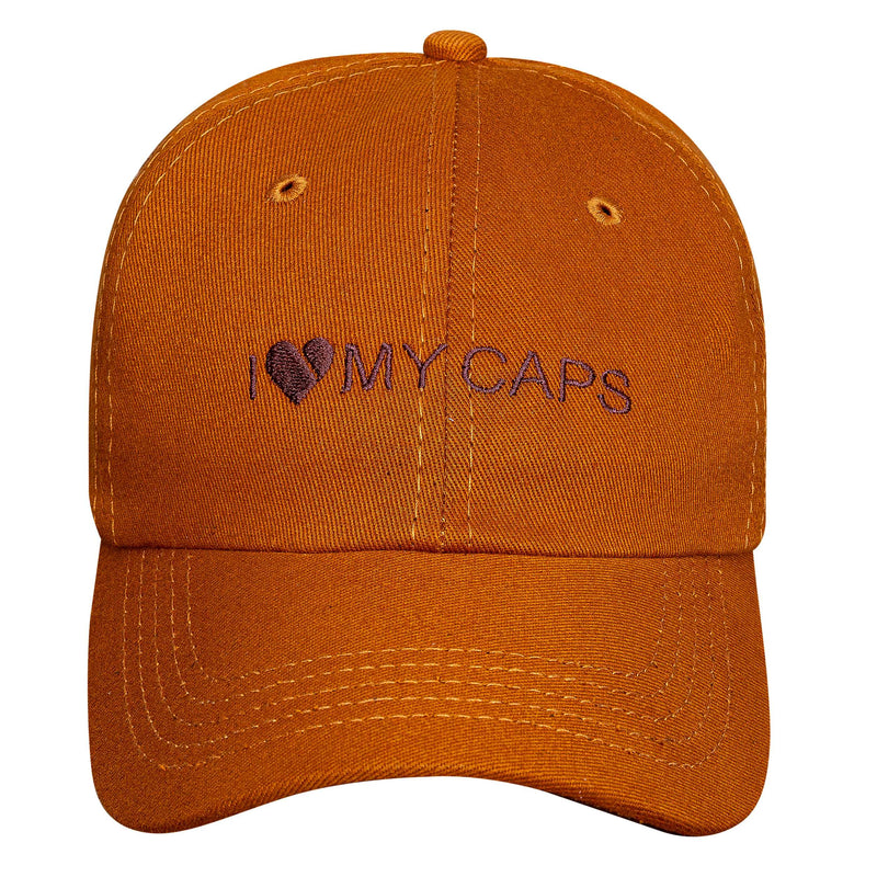 Boné Dad Hat Caramelo I Love My Caps