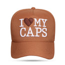 Boné Snapback Caramelo I Love My Caps