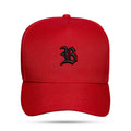 Boné Snapback Basic Vermelho Logo Preto