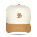 Boné Snapback Off White Basic Caramelo