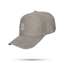 Boné Snapback Suede Basic Cinza