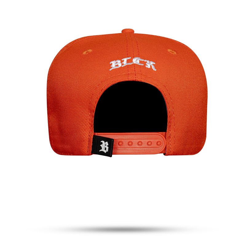 Boné Snapback Laranja Side Wings