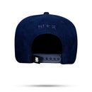 Boné Snapback Basic Suede Azul Escuro 2.0