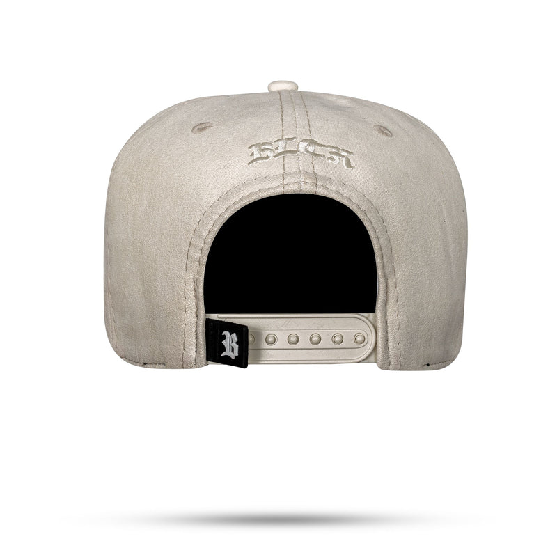 Boné Snapback Suede Off White Follow