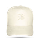 Boné Snapback Suede Basic Off White