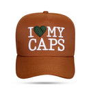 Boné Snapback Marrom I Love My Caps