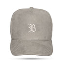 Boné Snapback Suede Basic Cinza