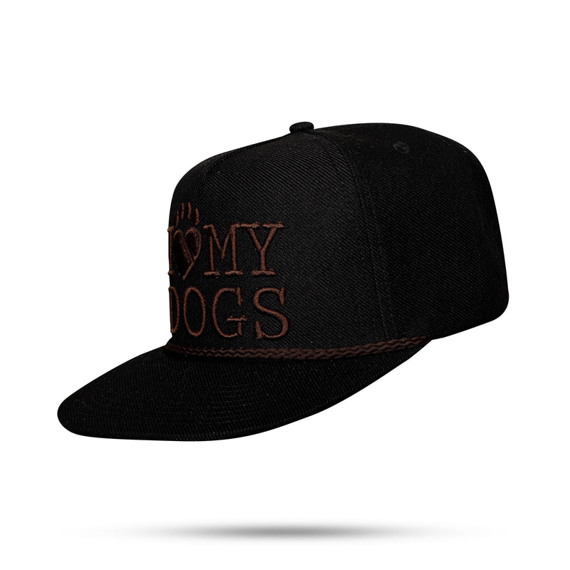 Boné Snapback Preto ILM Dogs Aba Reta
