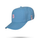 Boné Snapback Azul Claro Basic Rosa