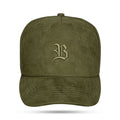 Boné Snapback Suede Basic Verde Musgo