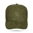 Boné Snapback Suede Basic Verde Musgo