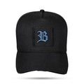 Boné Strapback Preto Quadrado Destroyed