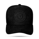 Boné Snapback Follow Suede All Black