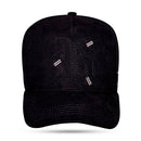 Boné Snapback Contour Suede Preto