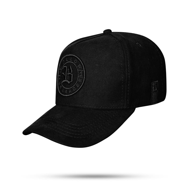 Boné Snapback Follow Suede Preto 2.0