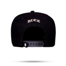 Boné Snapback Contour Suede Preto