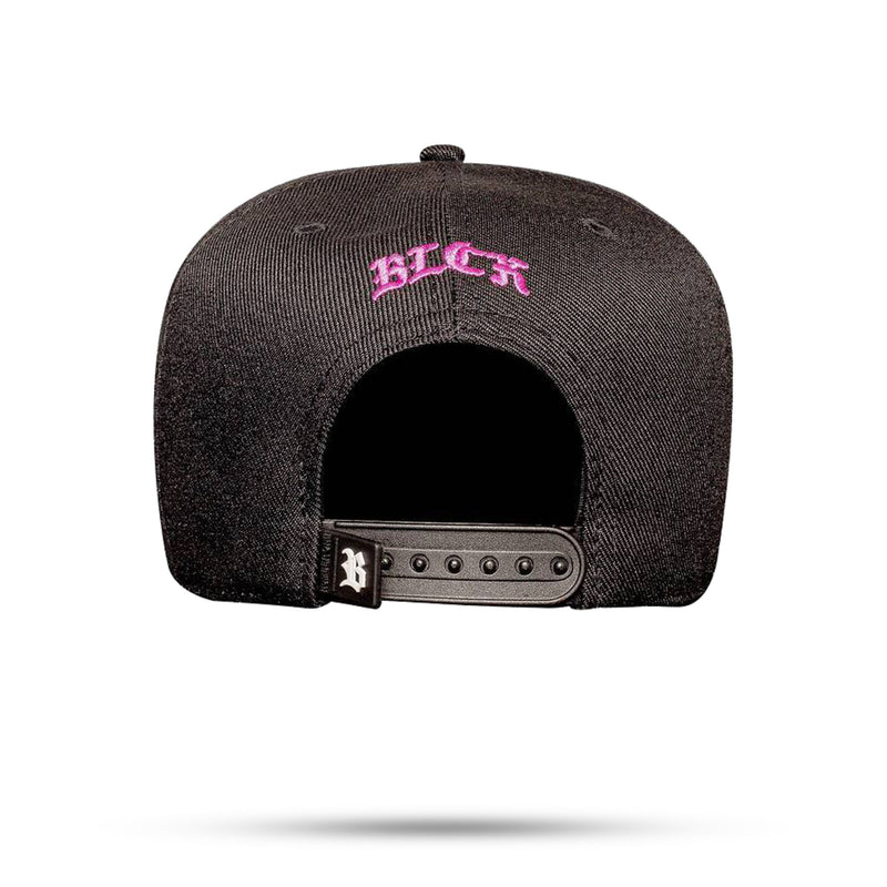 Boné Snapback Preto Logo Contour Splash