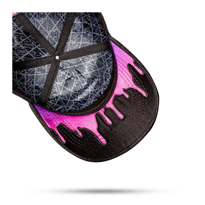Boné Snapback Preto Logo Contour Splash