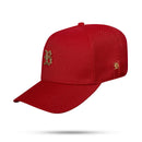 Boné Snapback Vermelho Flow Dourado