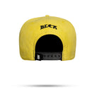 Boné Snapback Follow Suede Amarelo Claro
