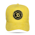Boné Snapback Follow Suede Amarelo Claro