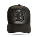 Boné Snapback Couro New Wings All Black Limited Edtion