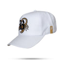 Boné Snapback Branco Scorpion
