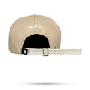 Boné Strapback Bege Follow Aba Perfored