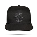 Boné Snapback Preto Brasil Brasão Aba Reta 🇧🇷