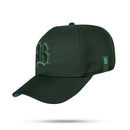 Boné Snapback Verde Musgo Contra Aba Blue Sky