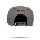 Boné Snapback Suede Cinza Snake