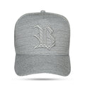 Boné Snapback Cinza Mescla Locked