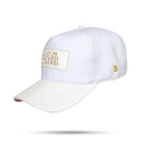 Boné Snapback Branco BLCK Aba Couro