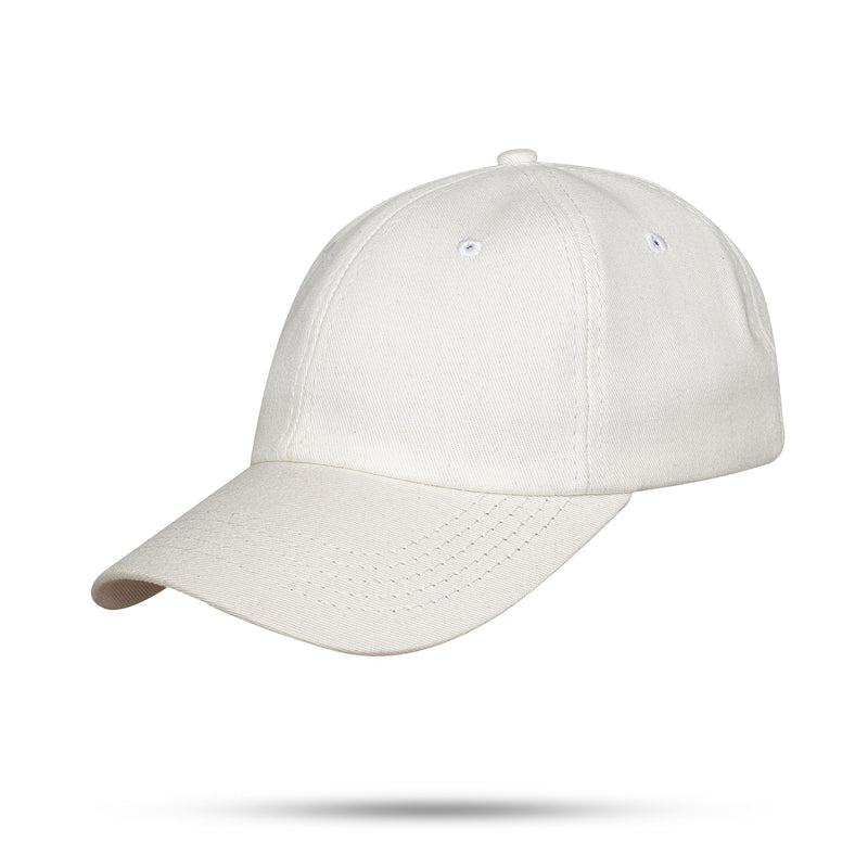 Kit 3 Bonés Dad Hat Basic Liso - Preto, Off-White e Azul Marinho