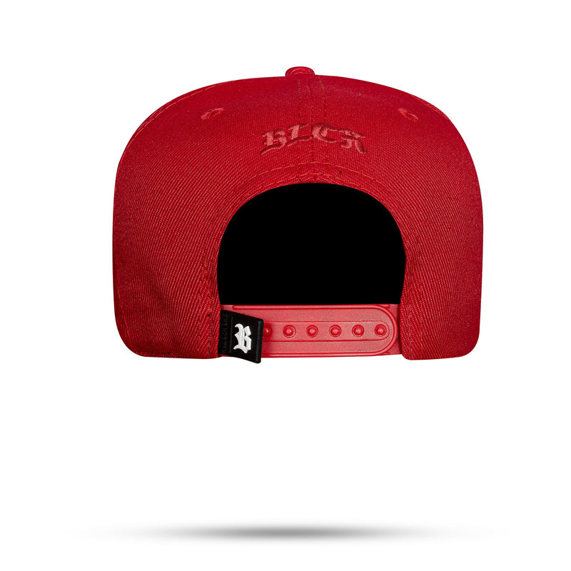 Boné Snapback Basic Logo Contour Vermelho